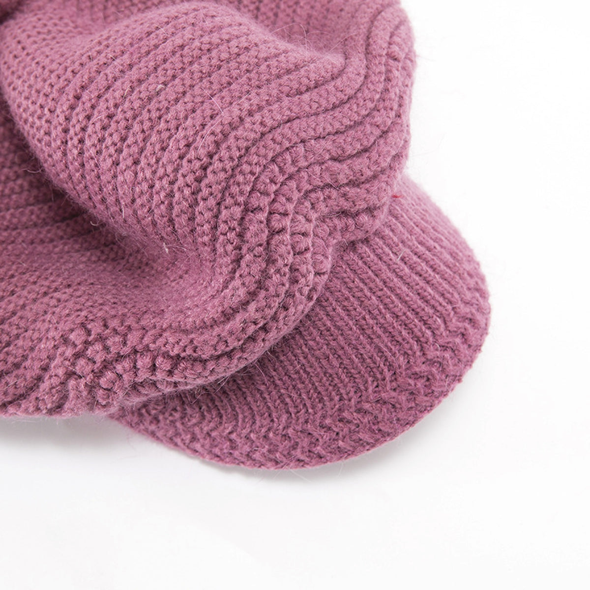 Fleece Fashion Warm Ladies Knitted Hat - enhanced image 8