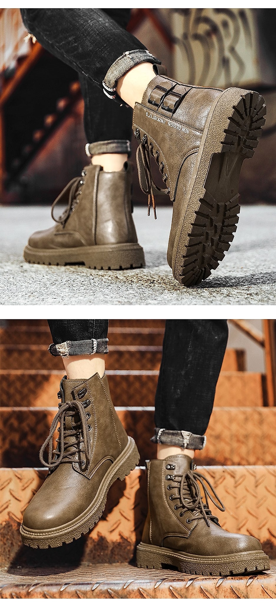 Winter Thick Bottom Hiking Boots MEN - enhanced image 8