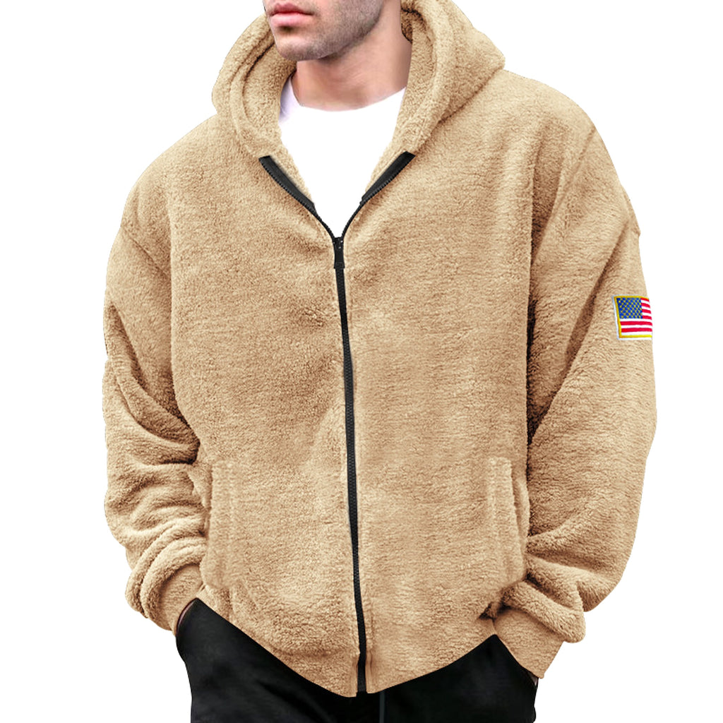 Hooded Zipper Casual Jacket Men - enhanced image 8