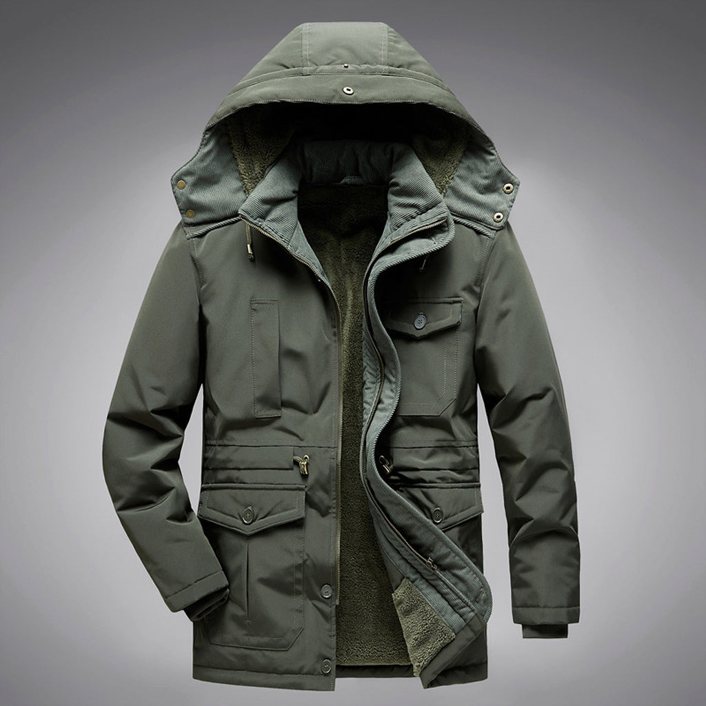 A.1 Lambswool Liner Cotton Coat Jacket Men - enhanced image 8