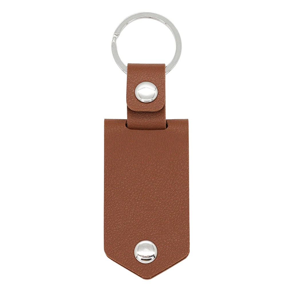 Personalized Leather Photo Keychain – Custom UV Color Printed Keyring - enhanced image 8