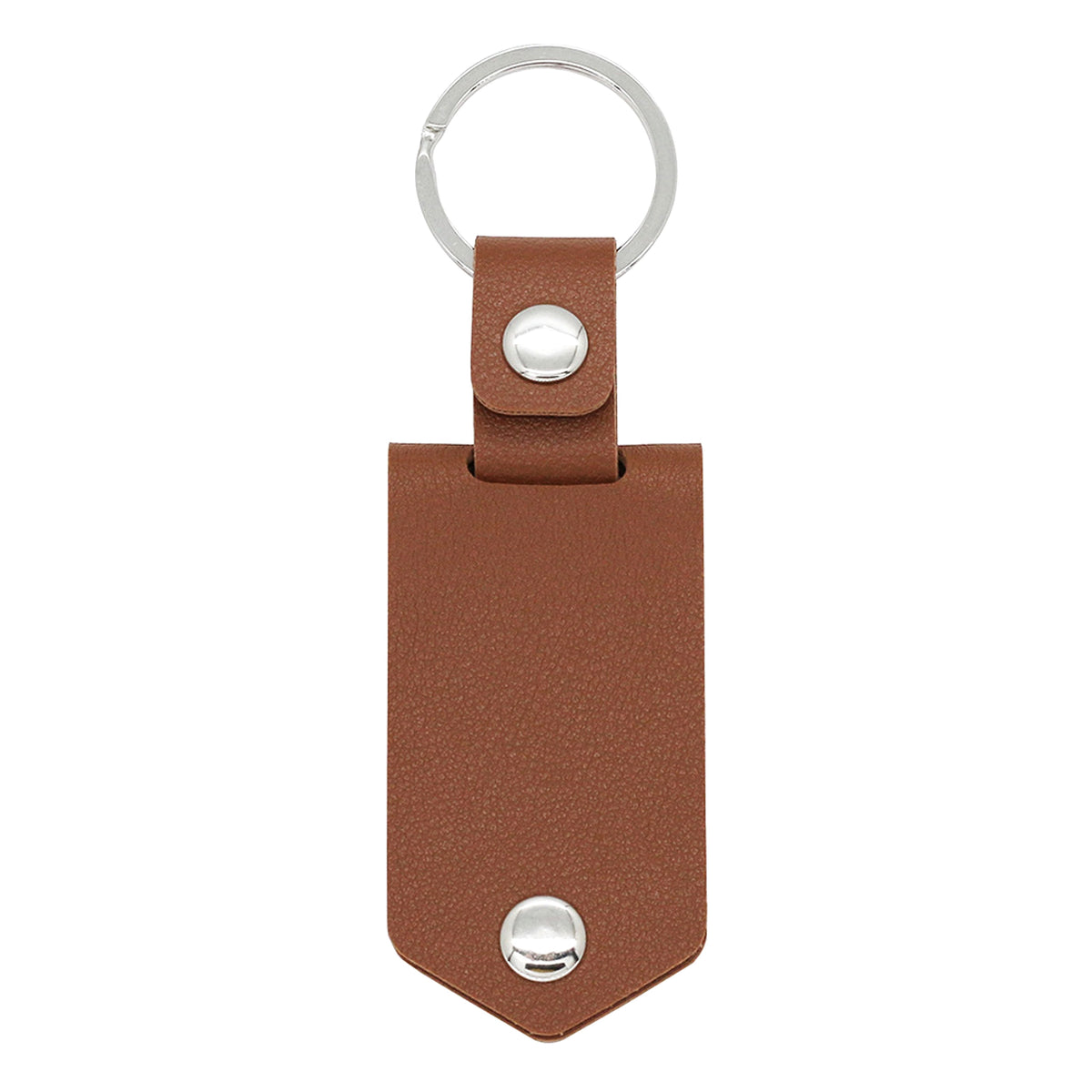 Personalized Leather Photo Keychain – Custom UV Color Printed Keyring - enhanced image 8