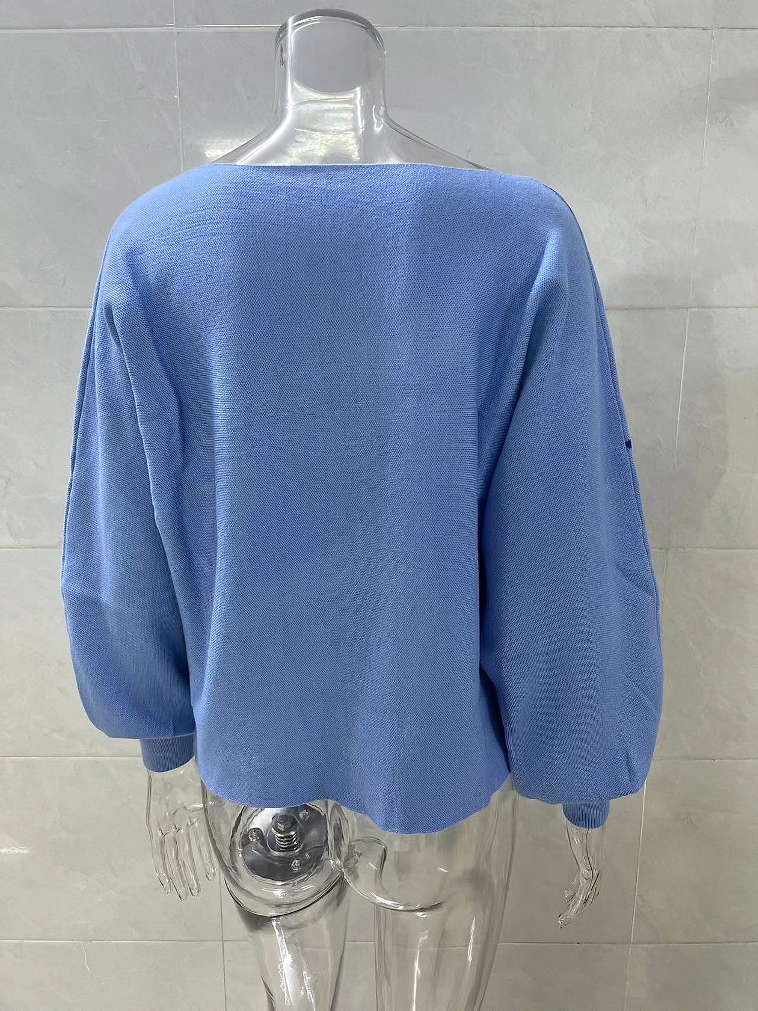 Loose Pullover Knitting Sweater Women - enhanced image 8