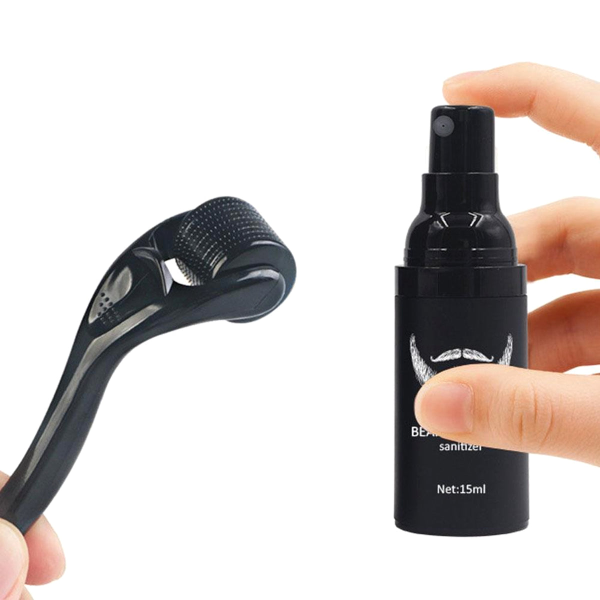 MF-G&NG™ – Beard Growth Kit with Roller & Activating Serum - enhanced image 8