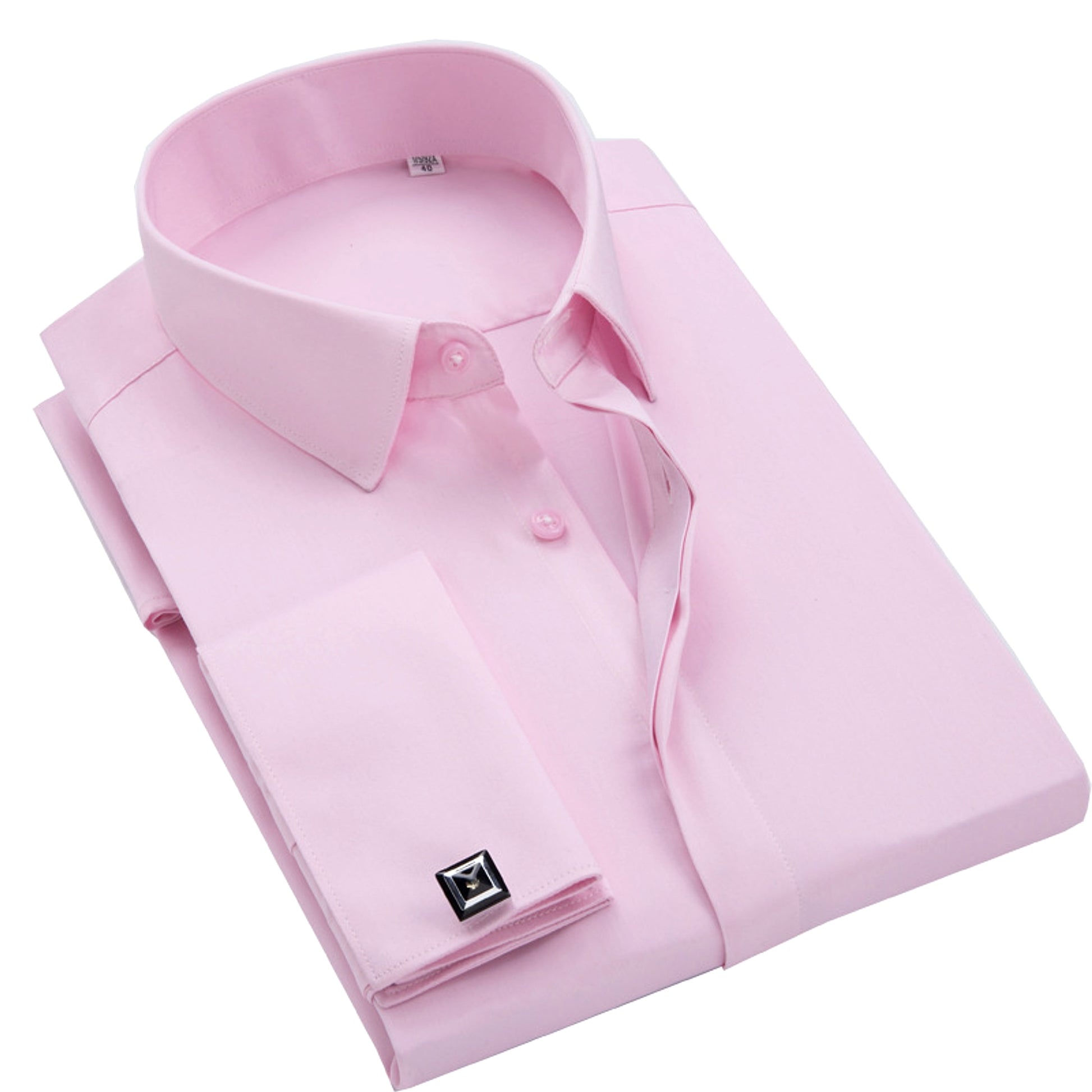 Men DressShirt Long Sleeve Shirt - enhanced image 8