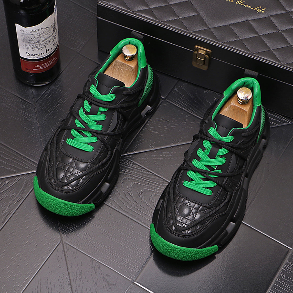 UrbanWalk™ – Colorblock Plush Winter Sneakers for Men - enhanced image 8