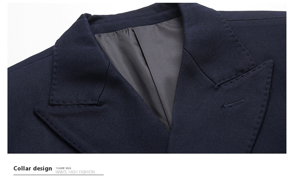 Aureux™ – Double-Breasted Business Blazer - enhanced image 8