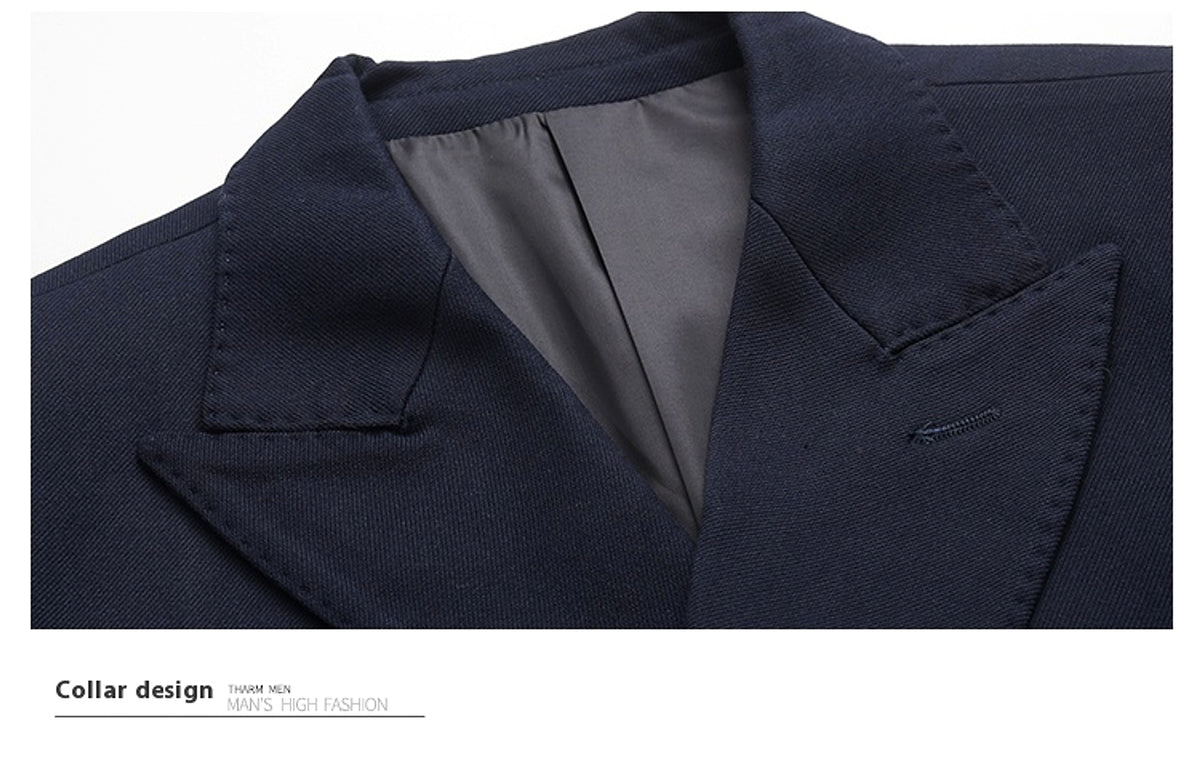 Aureux™ – Double-Breasted Business Blazer - enhanced image 8