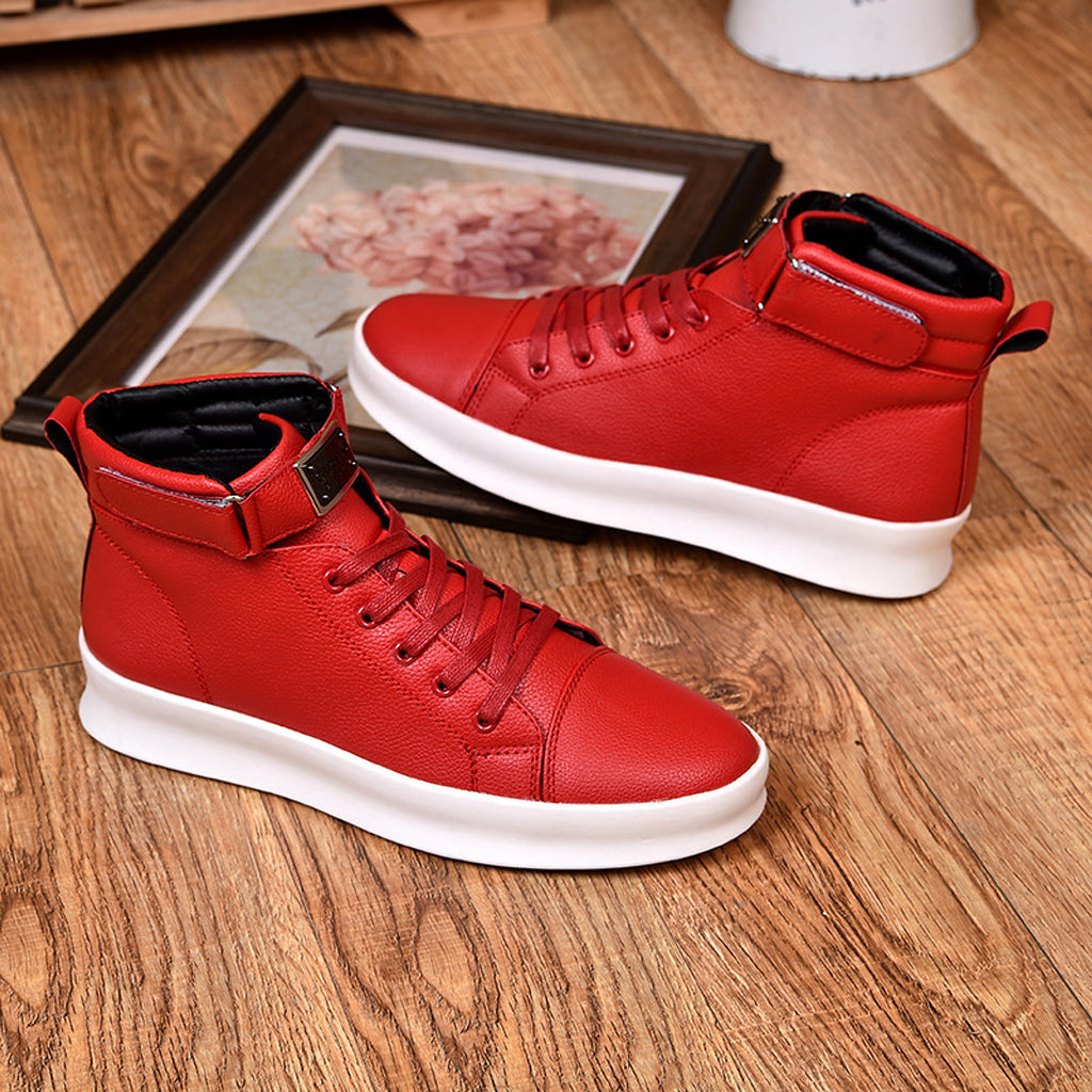 Men's casual high-top sneakers - enhanced image 8