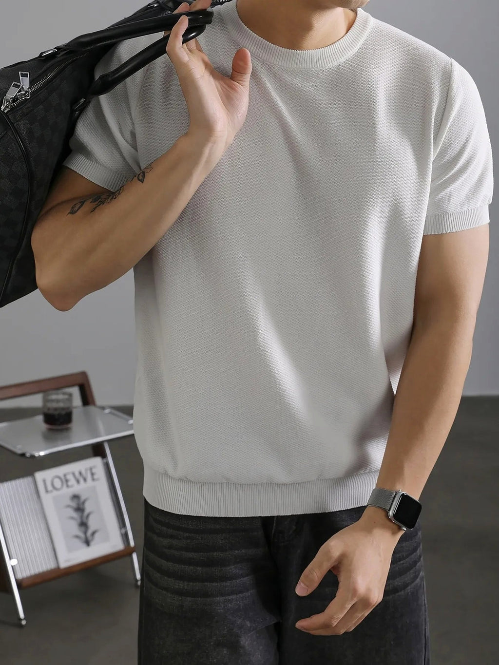 Men's Full Size Classic Crew Neck Basic T-Shirt Plus Size - enhanced image 8