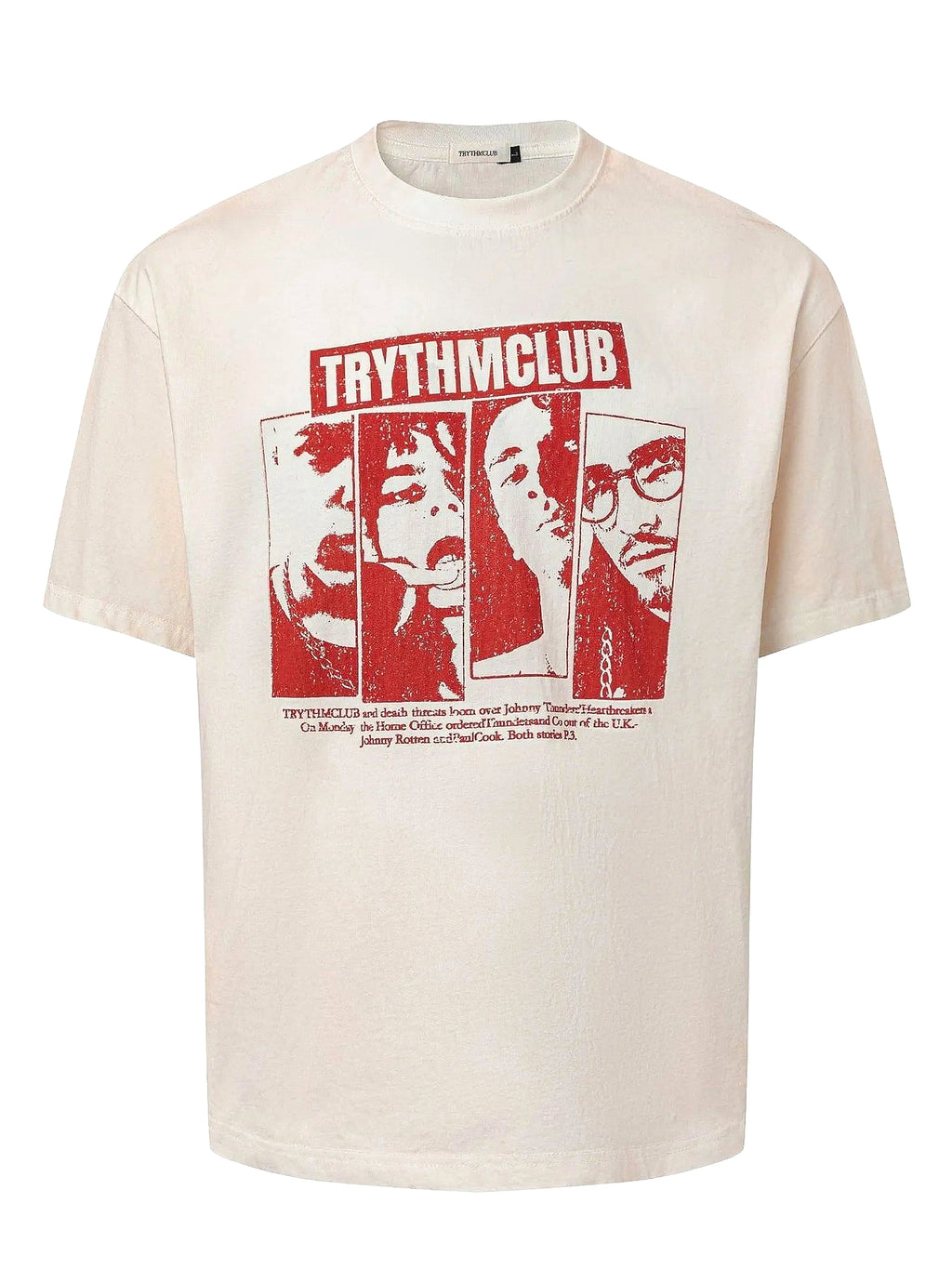 Men's Graphic Short Sleeve Oversized T-Shirt - enhanced image 8