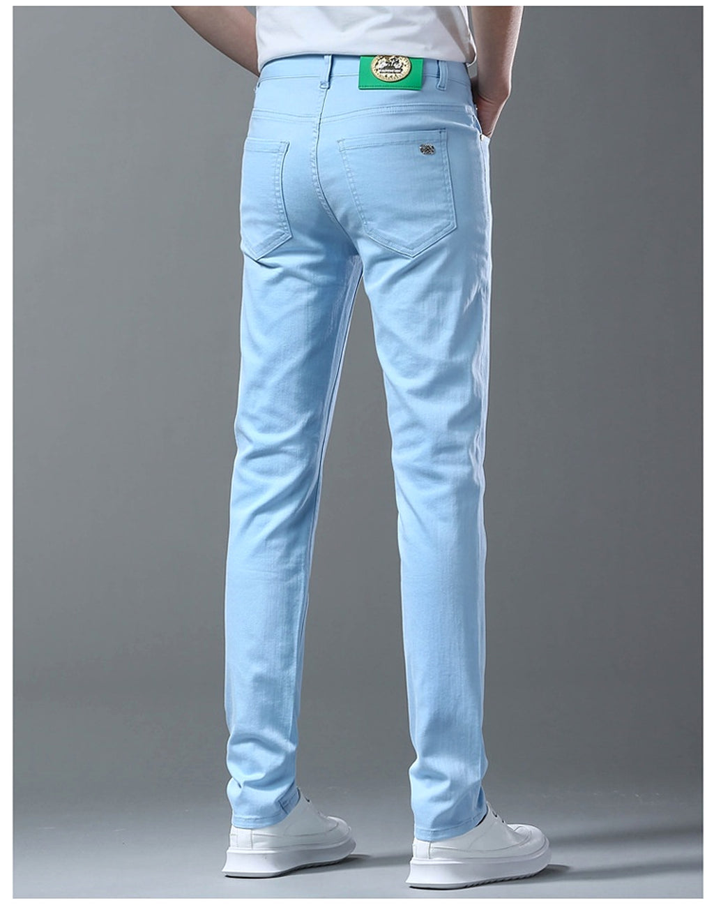 Men's Korean Style Slim-fitting Ankle-tied Youth High-end Pants - enhanced image 8