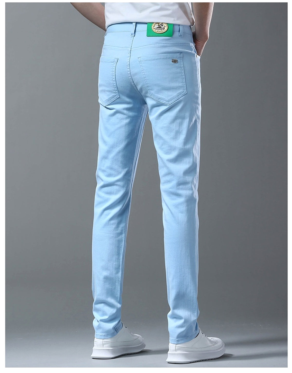 Men's Korean Style Slim-fitting Ankle-tied Youth High-end Pants - enhanced image 8