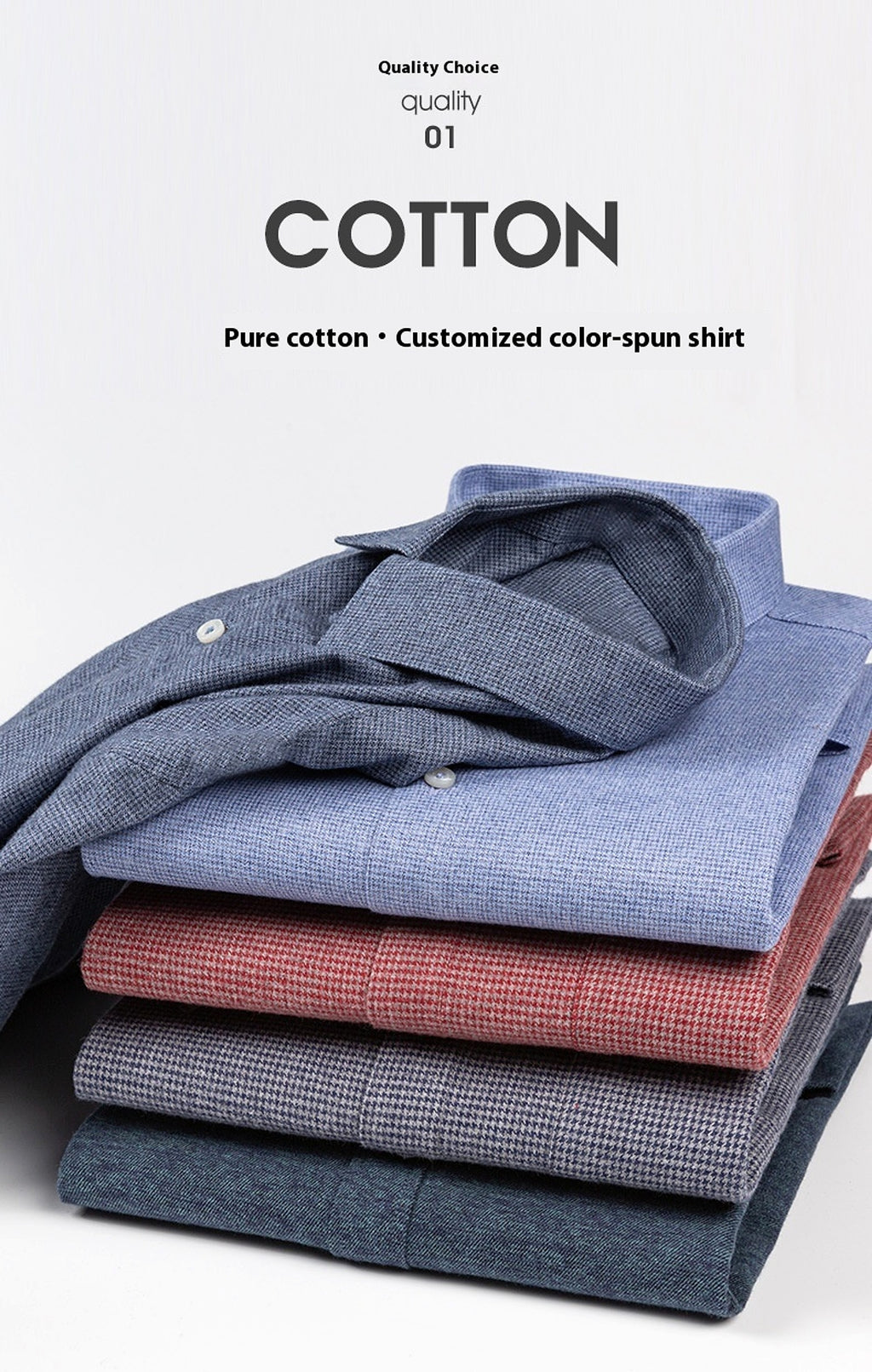 Men's Long Sleeve Solid Color Pocket Light Business DressShirt - enhanced image 8