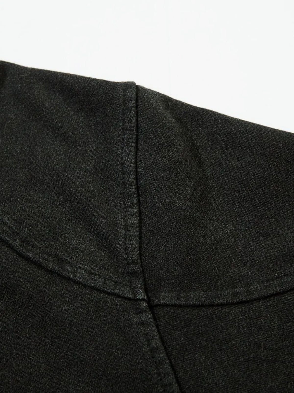 Men's Washed Zip-Up Oversized Hoodie - enhanced image 8