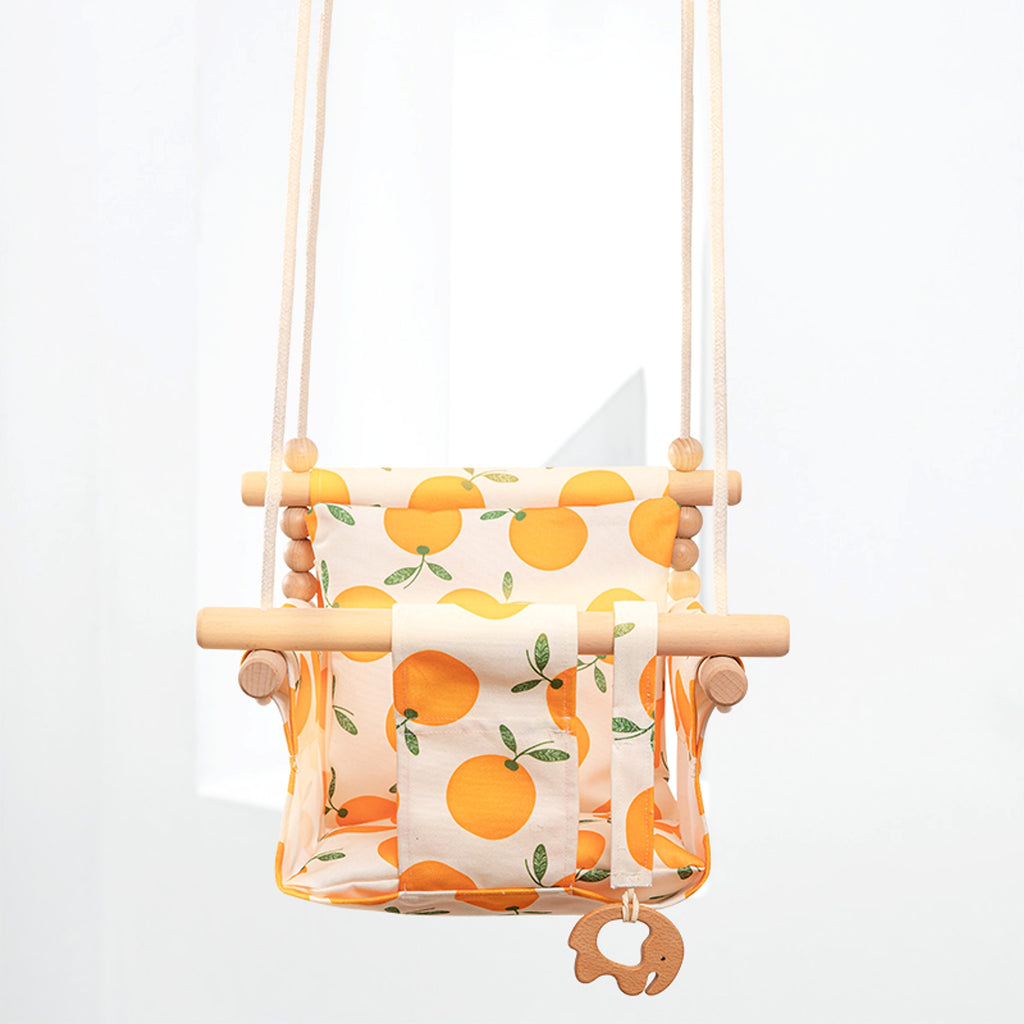 Naturoo™ – Cotton Canvas Baby Swing Chair - enhanced image 8