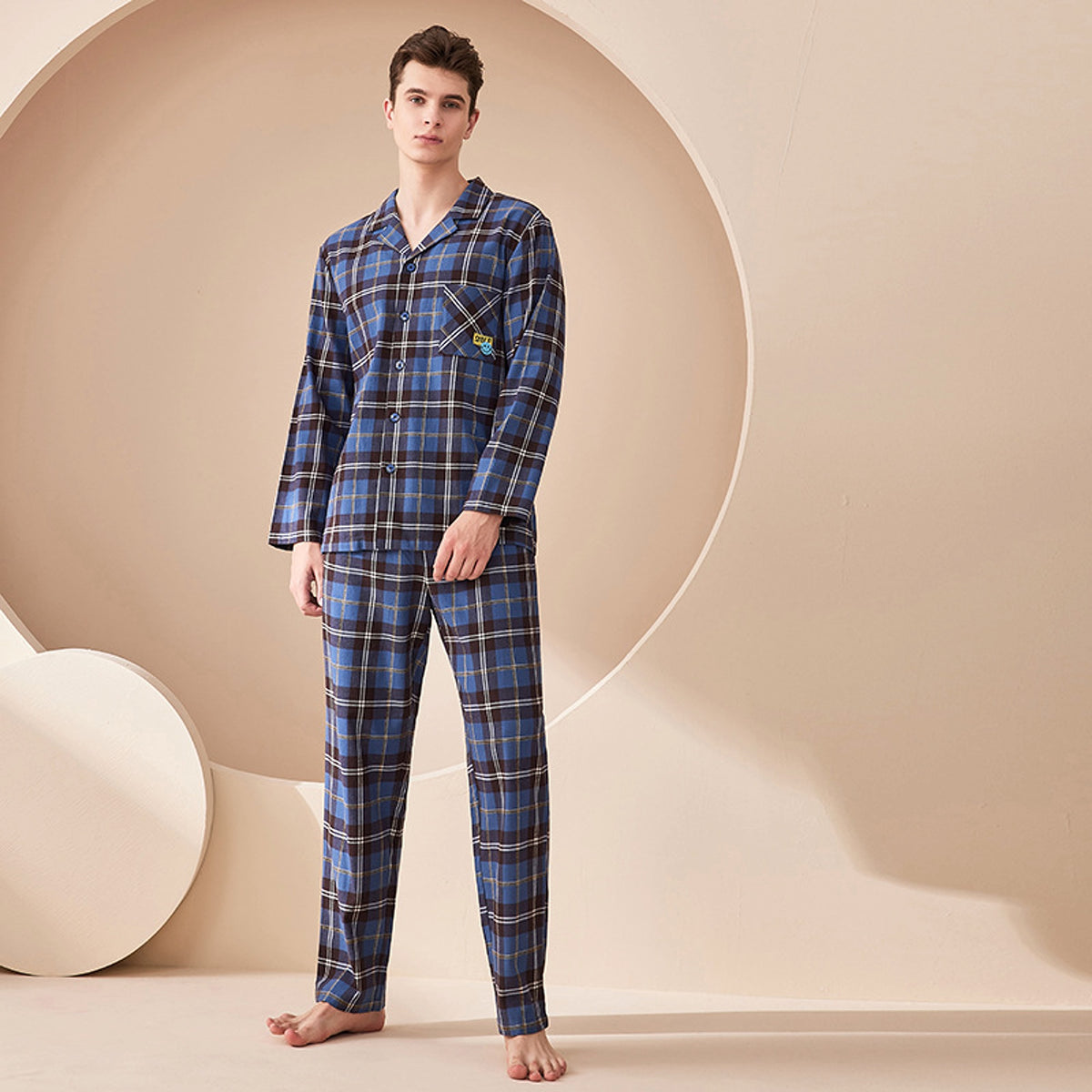 New Home Thickened Cotton Pajamas - enhanced image 8