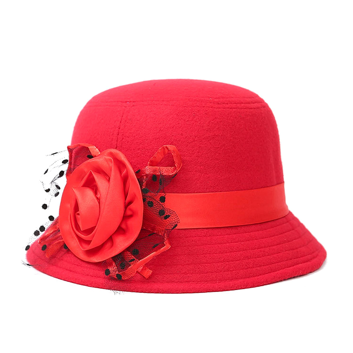 New Style Casual Ladies Big Brim Woolen Hat - enhanced image 8