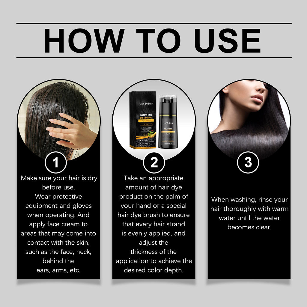 Plant Extract Color Shampoo | Gentle Dyeing with Scalp Care - enhanced image 8