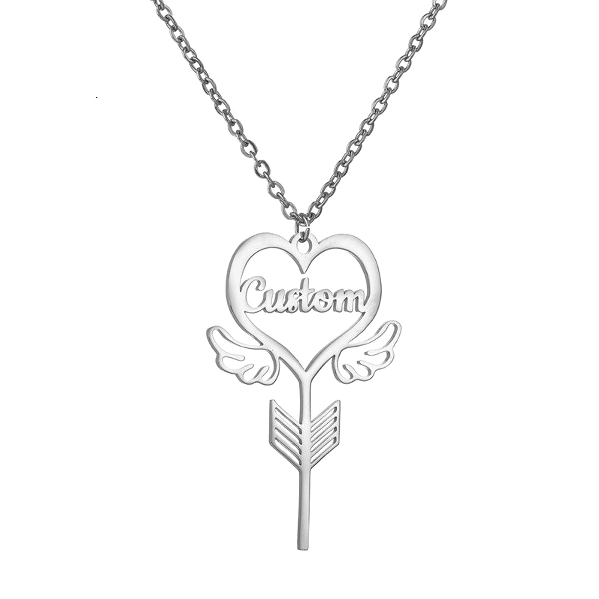 Popular Name Necklace Small Design Sense Love Butterfly Shape Key Pendant Necklace Gift - enhanced image 8