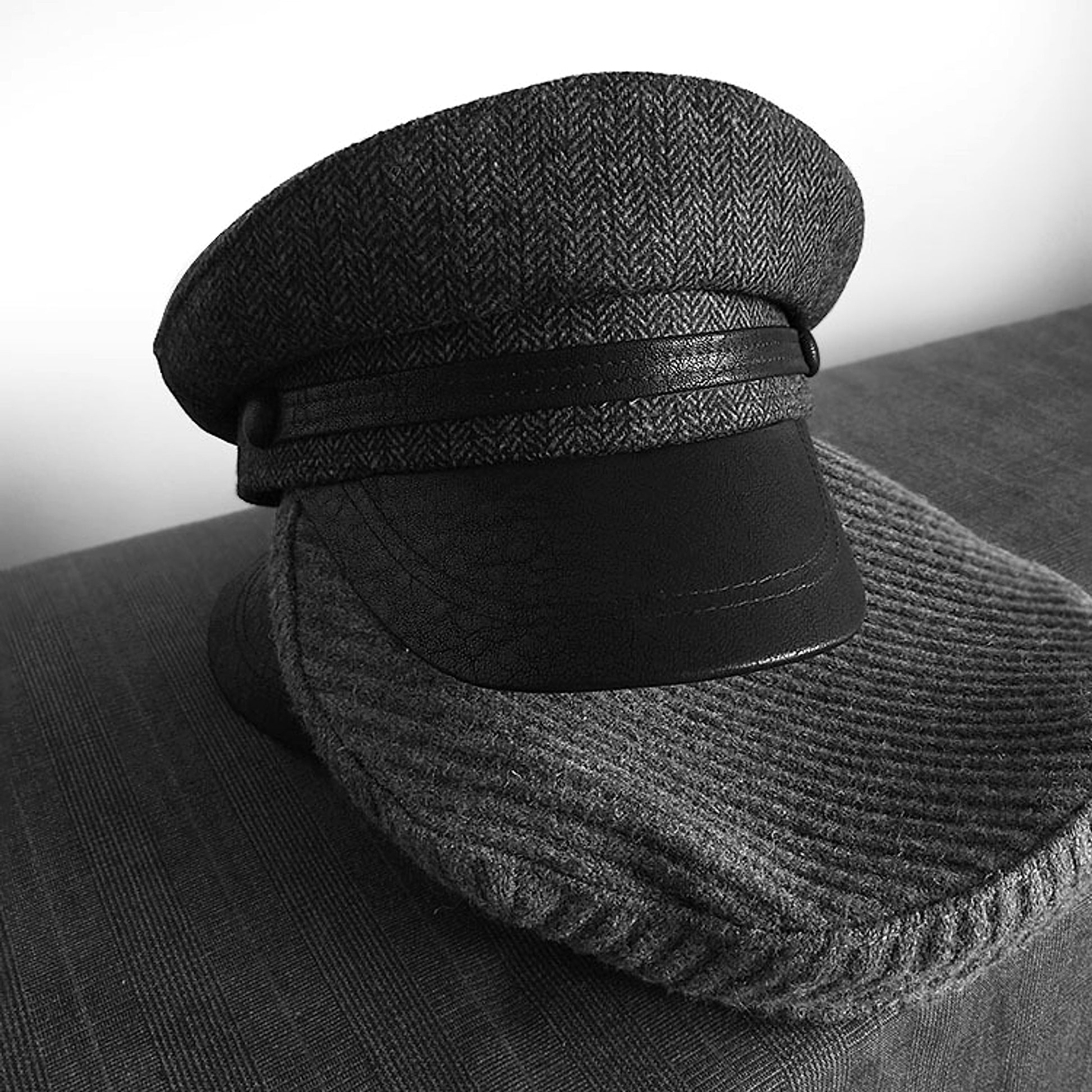 Retro Navy Style Fashion Navy Hat - enhanced image 8