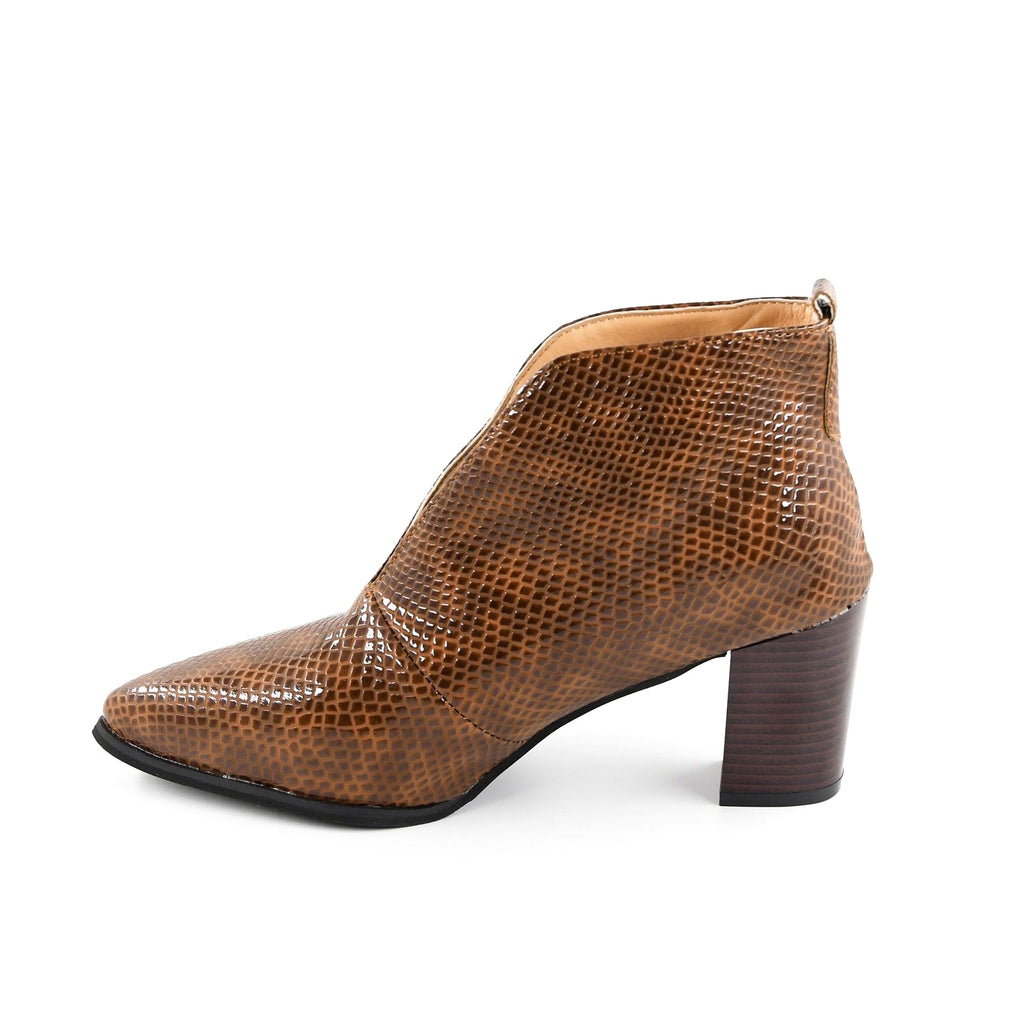 Retro Square Toe Casual Large Size Single Shoe Mid Heel - enhanced image 8