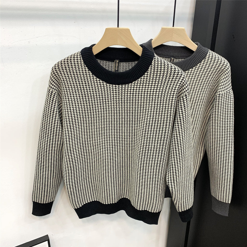 NordKnit™ – Classic Plaid Slim Fit Pullover