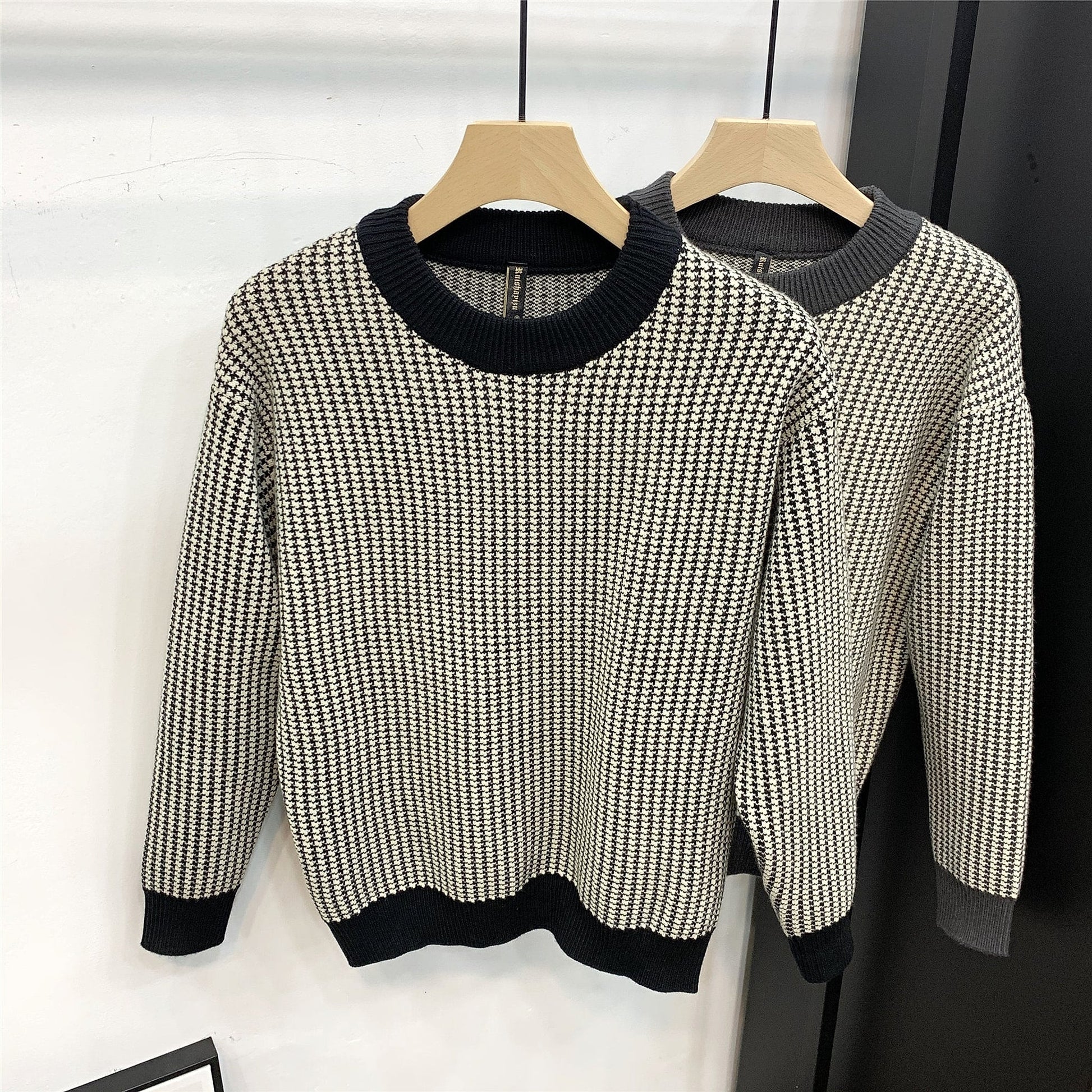 NordKnit™ – Classic Plaid Slim Fit Pullover