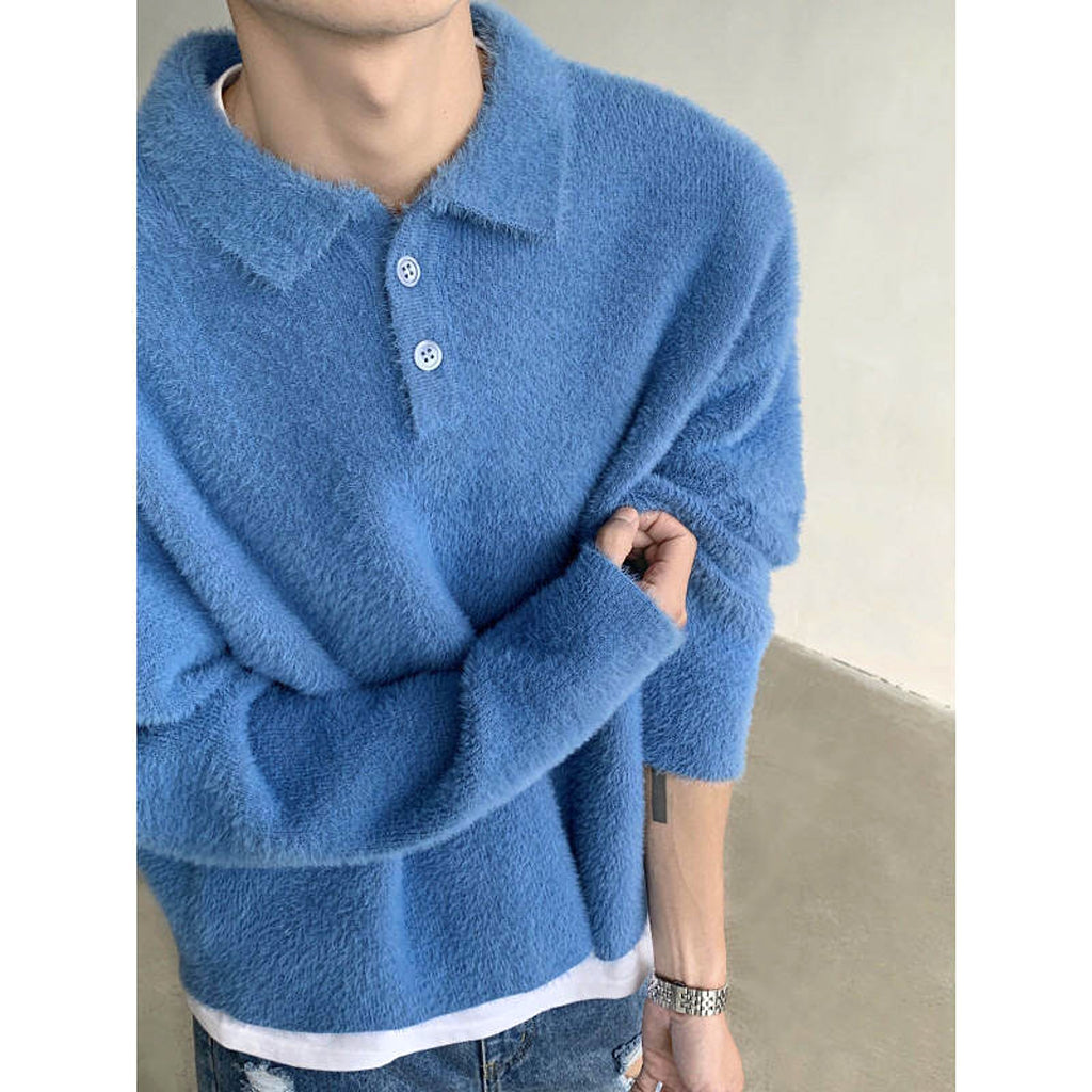 Skin-friendly Mohair Pullover Sweater - enhanced image 8