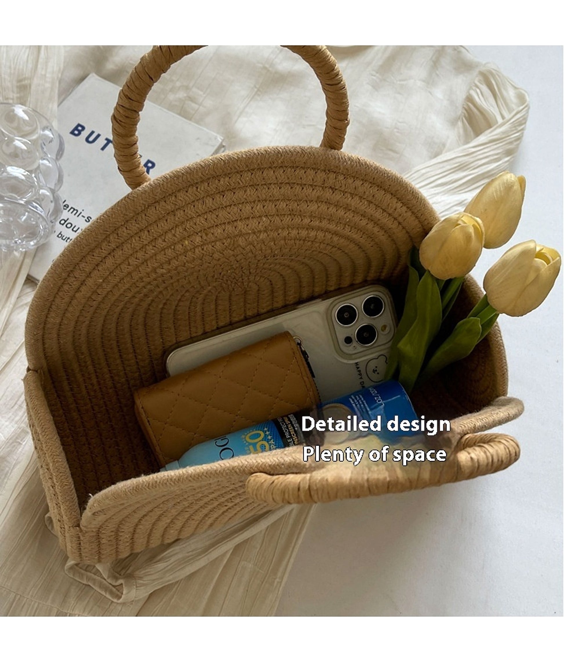SolunaWeave™ – Tulip Shell Handbag - enhanced image 8