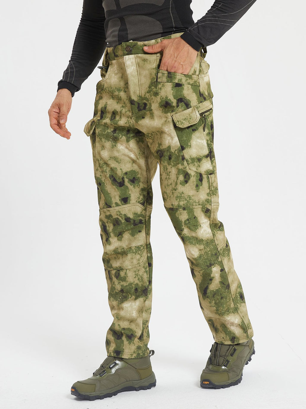 Sports Charging Soft Shell Polar Fleece Battle Climbing Pants - enhanced image 8