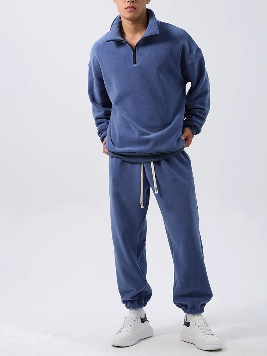 Men's Fleece Tracksuit – Wide Fit, Ultimate Comfort - enhanced image 8