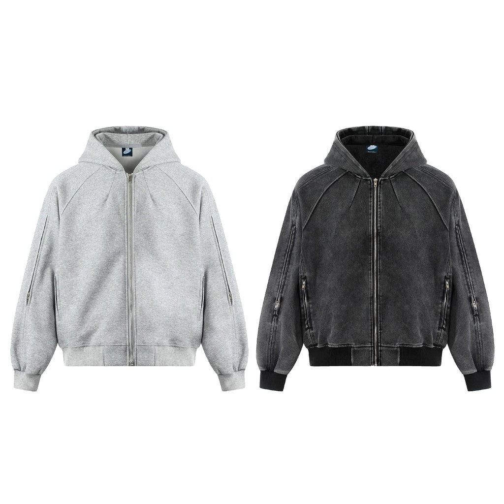 Spring New Retro Simple, Loose And Versatile Hooded Jacket - enhanced image 8