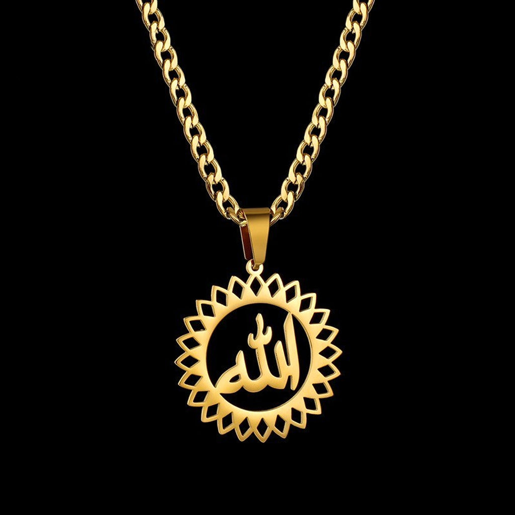 Stainless Steel DIY Arabic Name Necklace Personality - enhanced image 8