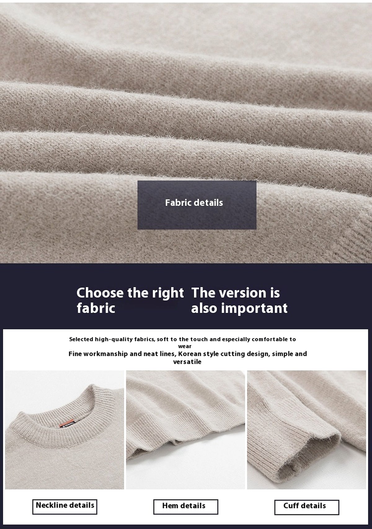 Sweater All-matching Knitwear Korean Style Trendy - enhanced image 8