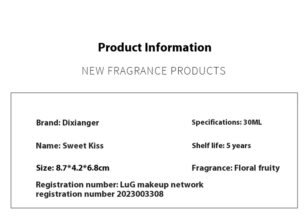 Sweet Kiss Perfume Long-lasting Light Perfume - enhanced image 8