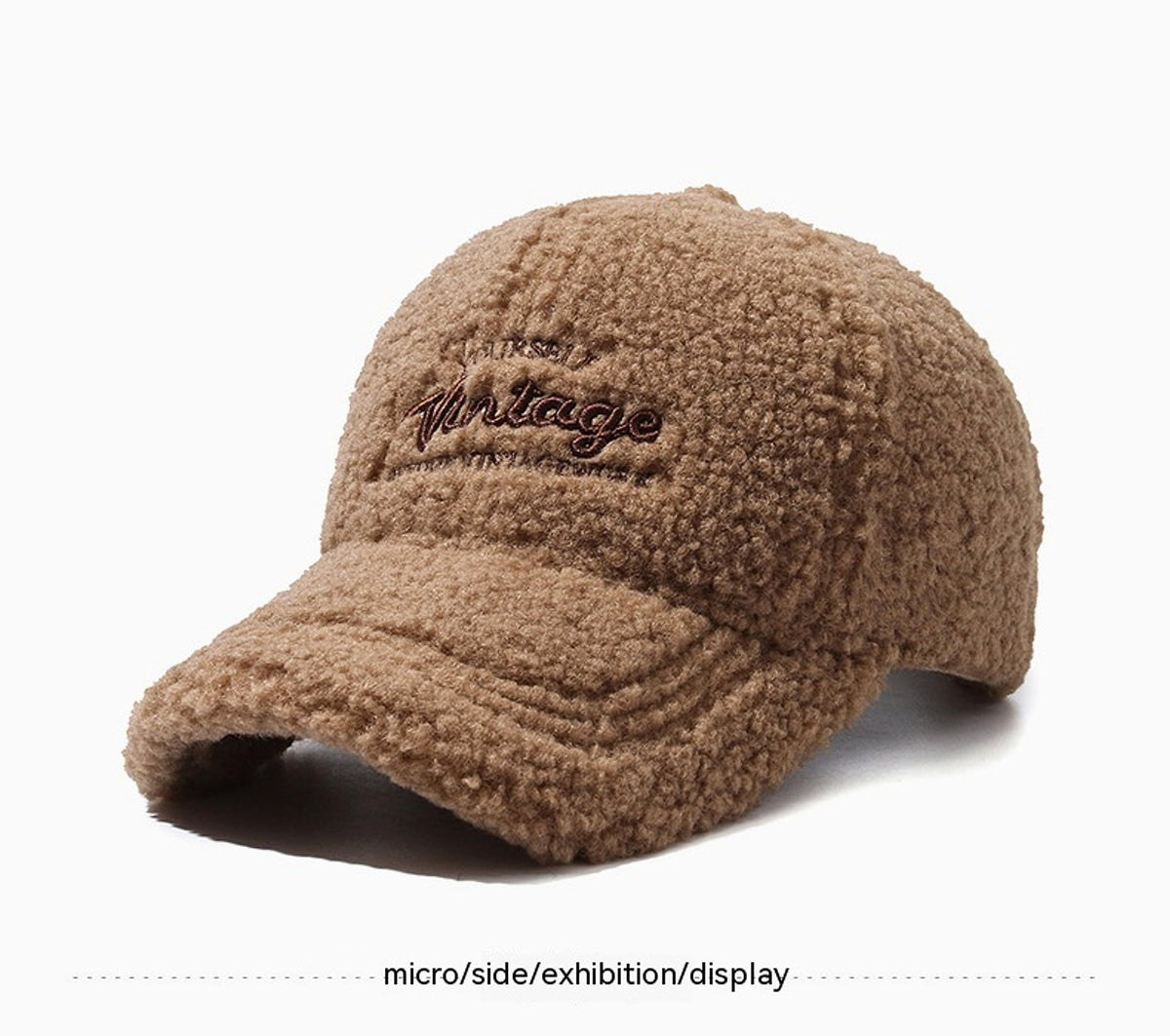 Thickened Warm Peaked Street Versatile Winter Baseball Cap - enhanced image 8