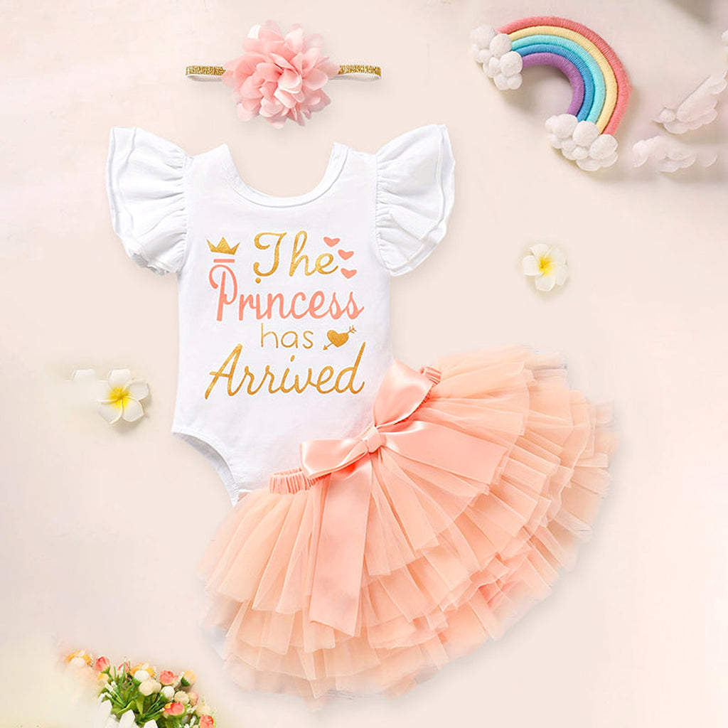 TinyBloom™ – Newborn Letter Romper & Tutu Set - enhanced image 8