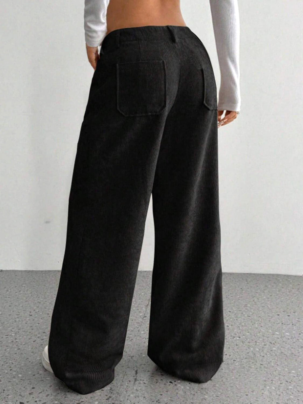 Wide Leg Pants with Pockets - enhanced image 8