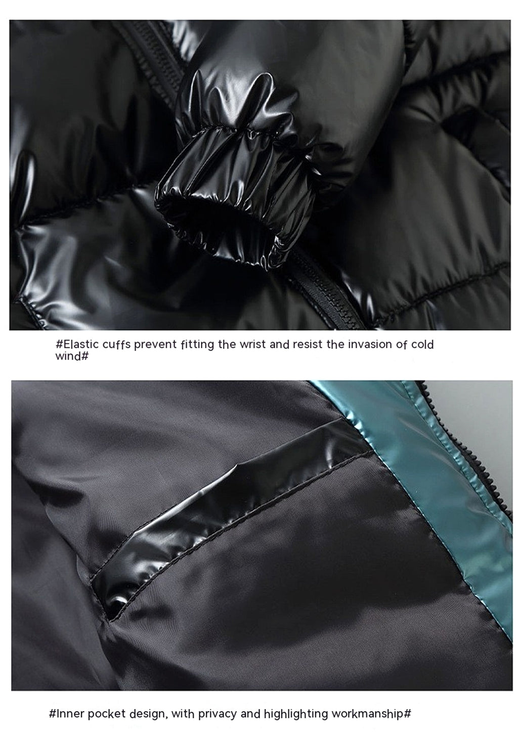 Winter Down Thick  Jacket Men - enhanced image 8
