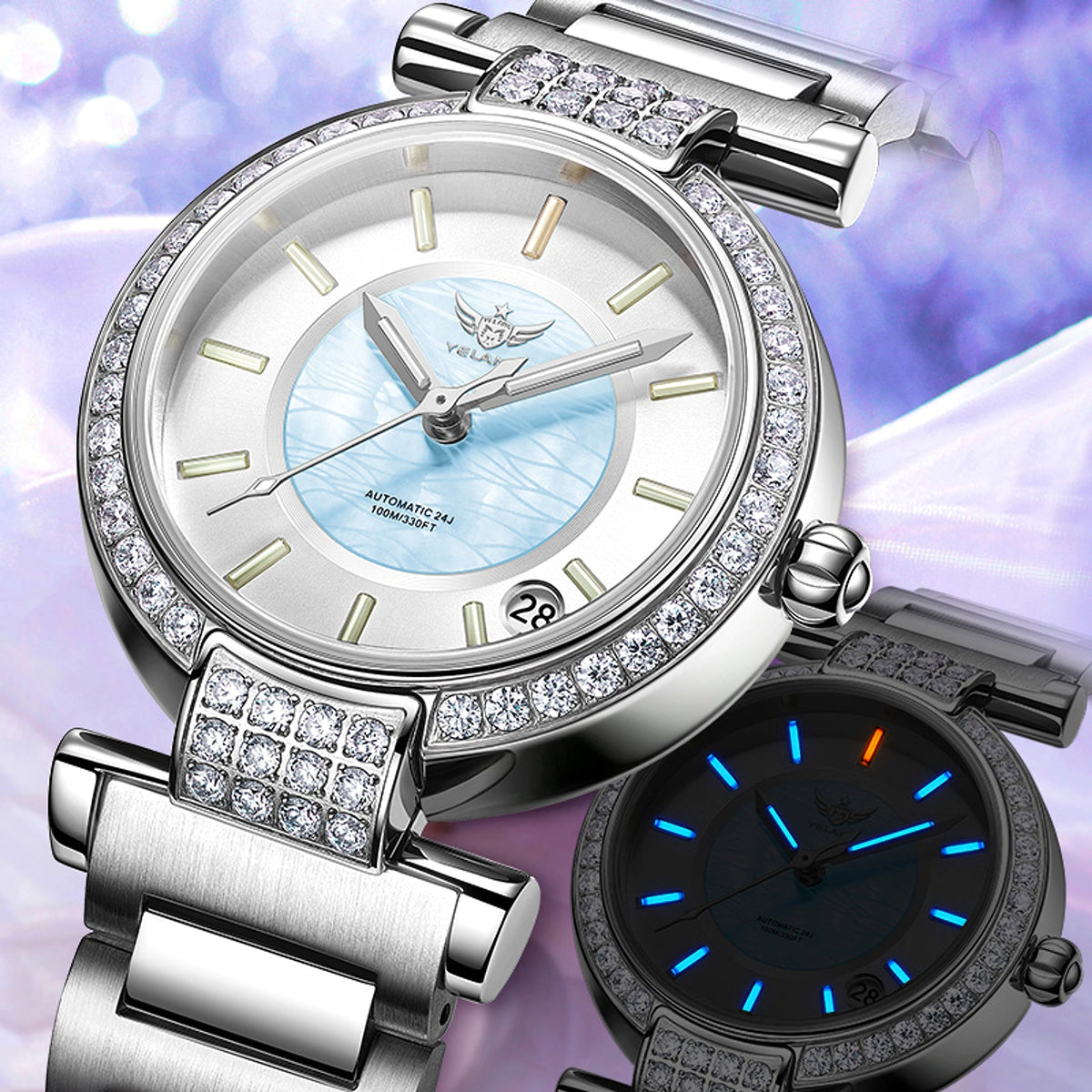 Women's Full-Automatic Waterproof Mechanical Watch – Precision Meets Elegance - enhanced image 8