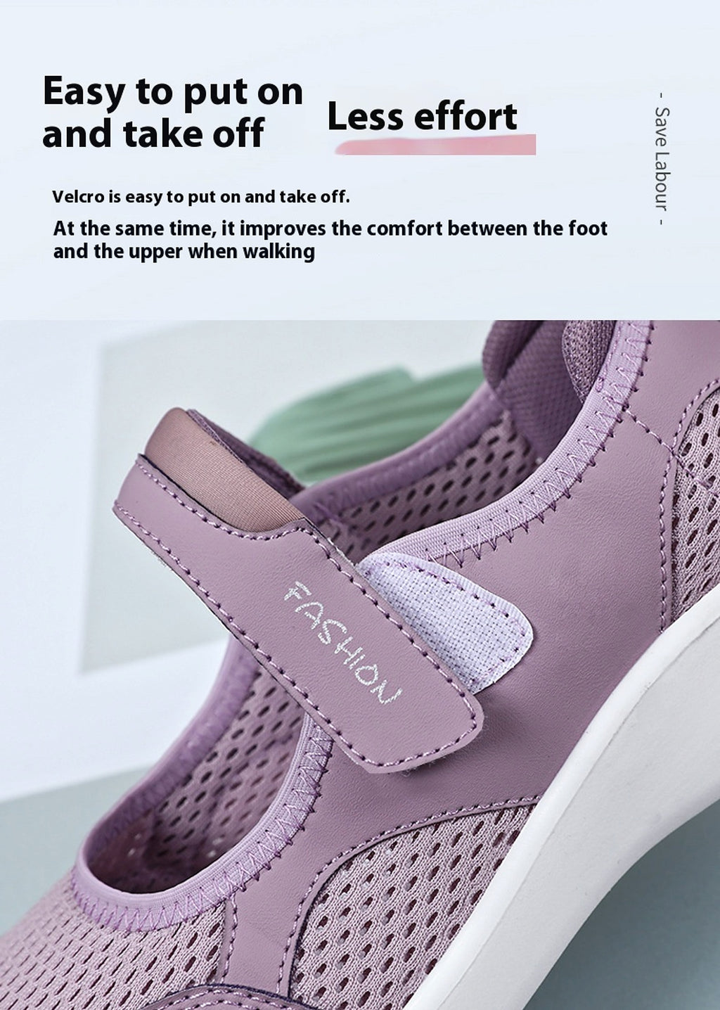 Women's Mesh Casual Shoes – Breathable & Lightweight Comfort - enhanced image 8