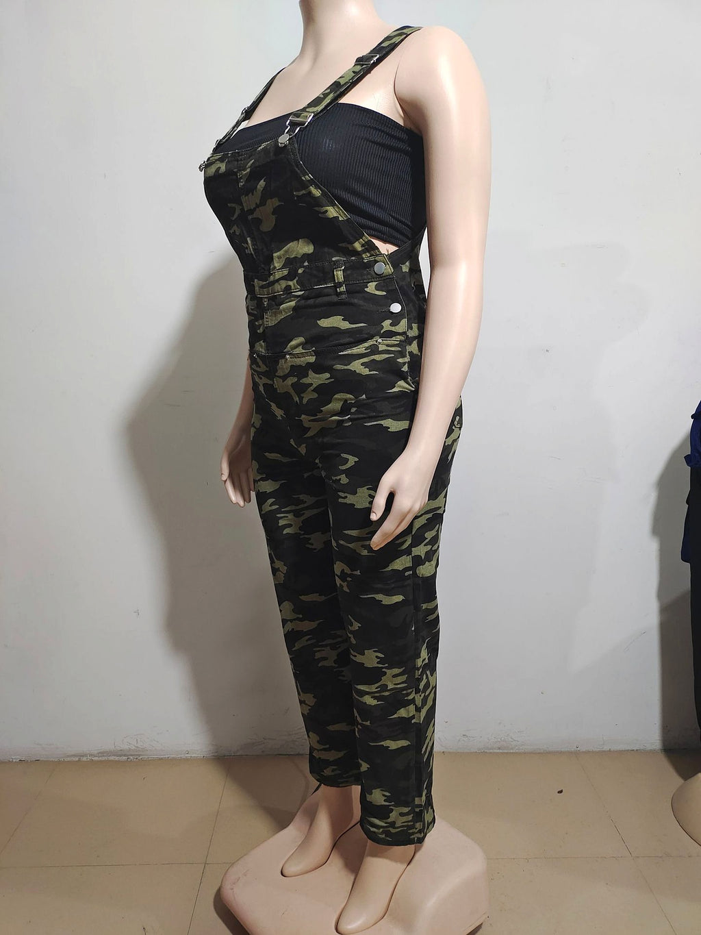 A.1 Women's Street t Denim Suspender Pants (Jeans) Jumpsuit - enhanced image 8