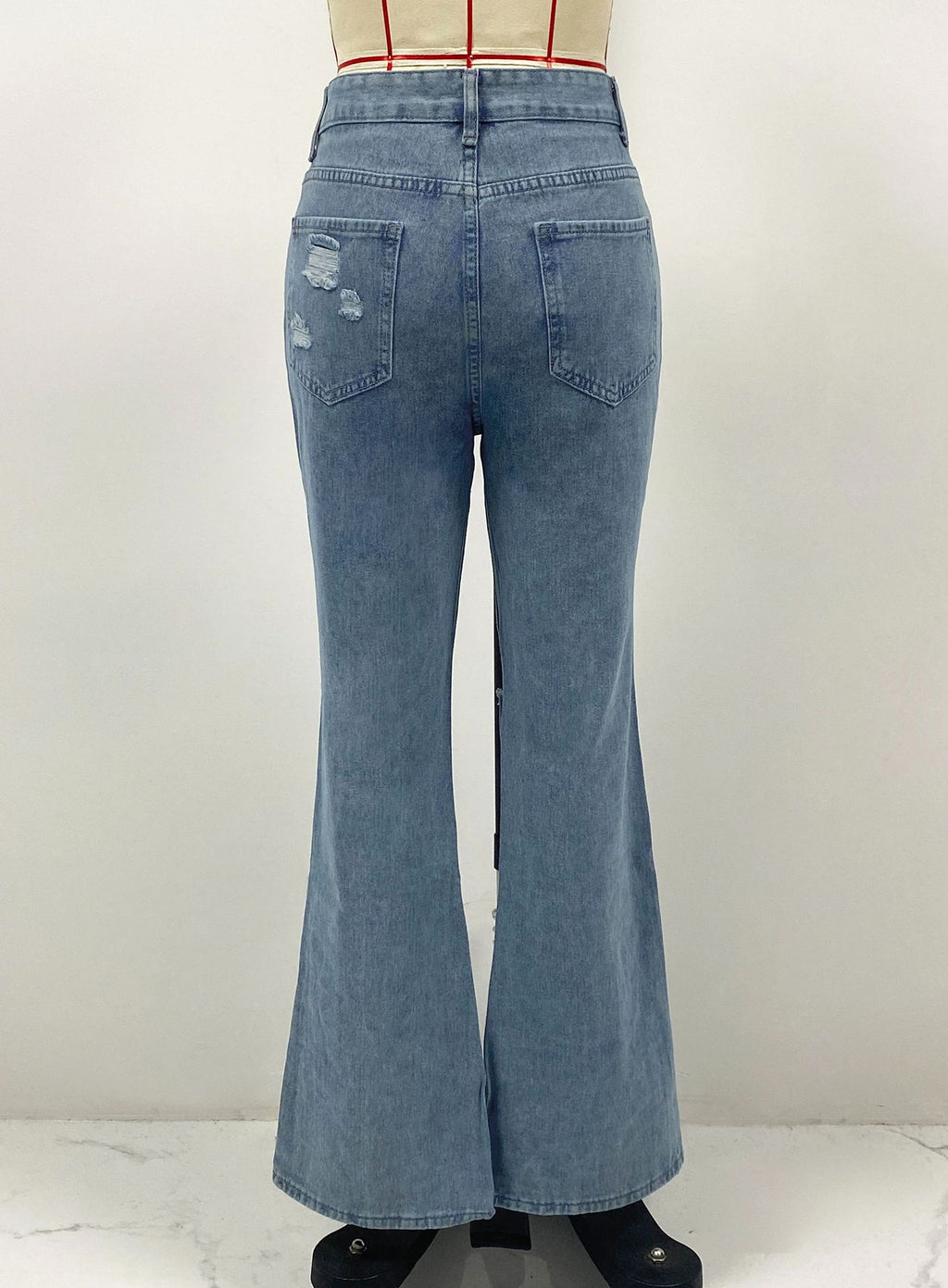 25 Edition – High Waist Ripped Split Stretch Jeans for Women - enhanced image 9