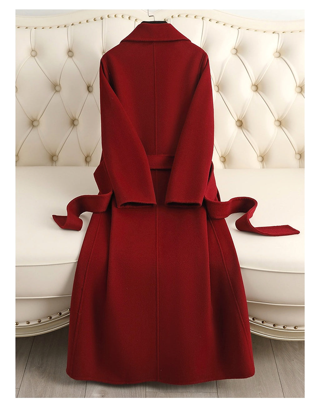 Autumn & Winter Temperament Korean Wool Coat for Women – Elegant & Slim Fit - enhanced image 9