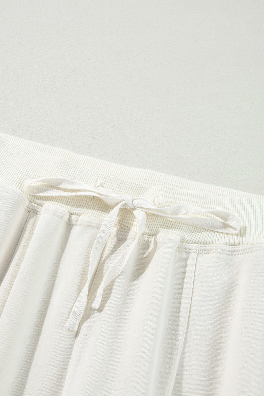 Beige Plain Cargo Pockets High Waist Casual Sweatpants - enhanced image 9