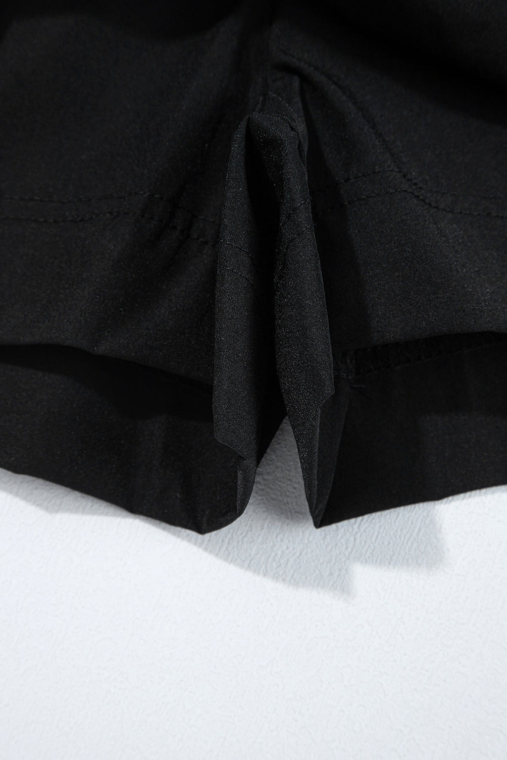 Black Cargo Pocket Elastic Waist Active Casual Skort - enhanced image 9
