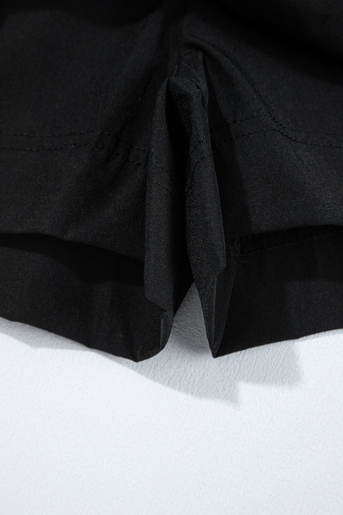 Black Cargo Pocket Elastic Waist Active Casual Skort - enhanced image 9