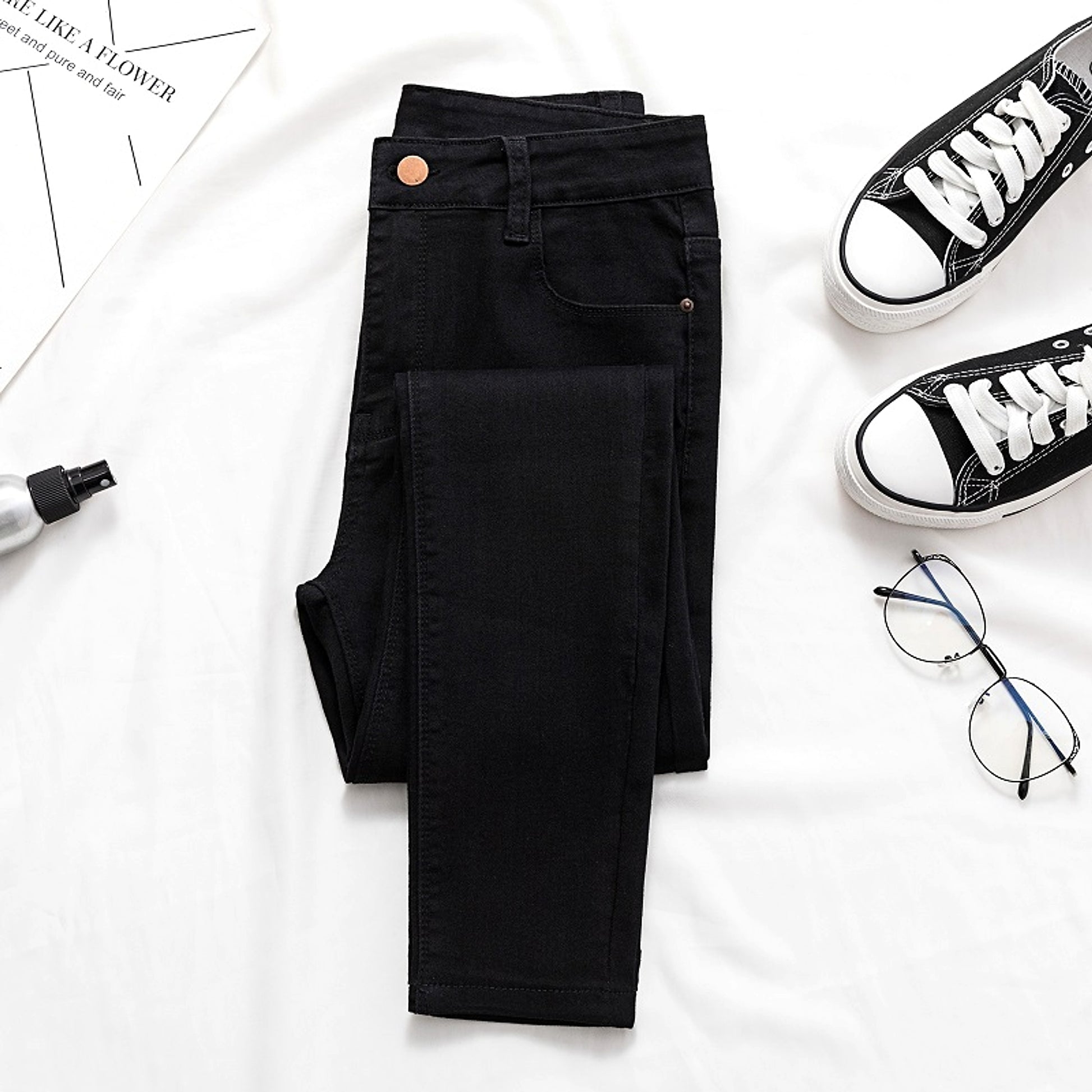 Black Hole Women 's Jeans Skinny Plus Size Pants - enhanced image 9