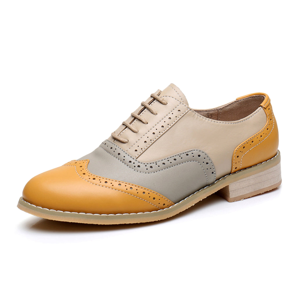 British style color matching shoes Women - enhanced image 9